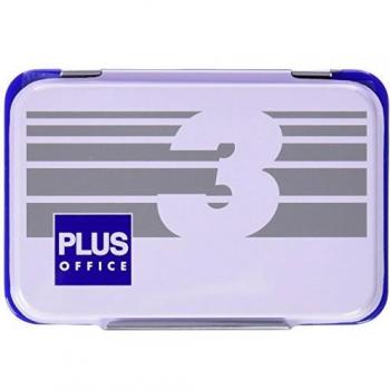 Plus Office 03 - Almohadillas para sellar nº 3, 50 x 100 mm, azul