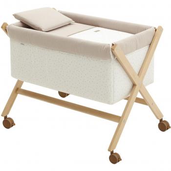 Minicuna Tijera Madera Magia Beige/Natural 55X87X74 Cm