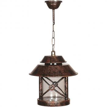 Lámpara de techo para exterior WELLHOME - Marrón, 26x26x56