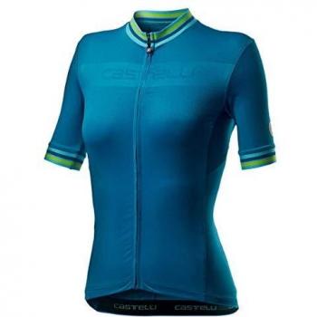 castelli Promessa 3 Camiseta, Mujer, Marine Blue, S