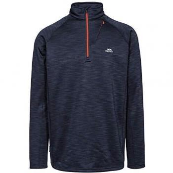 Trespass Collins AT200 Men's Long Sleeve T-Shirt - Navy Marl XS