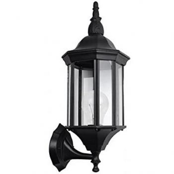Aplique Exterior Aluminio Pollux 1xe27 Negro Ip44 Fabrilamp