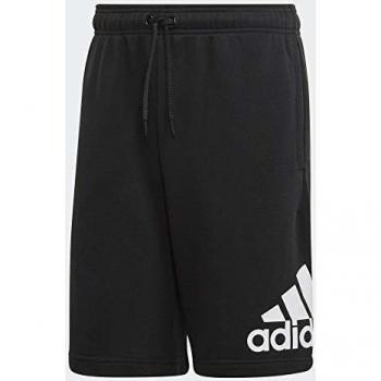 adidas M MH BOSShortFT Pantalones Cortos de Deporte, Hombre, Black/White, 2XL