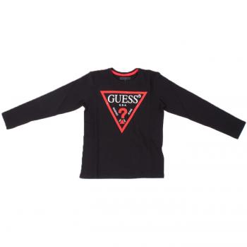 Guess Kids Black Triangle Logo T-Shirt