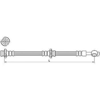 Metzger 4110471 Tubo flexible de frenos