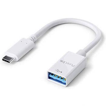 Adaptador USB-C a USB-A 0,1 m PureLink IS230, Blanco, USB 3.0