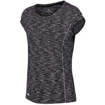 Regatta Hyperdimension-Camiseta De Tejido Elástico Ligero Y De Secado Rápido T-Shirts/Polos/Vests, Mujer, Black, 12