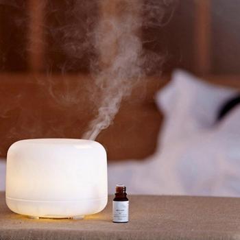 Humidificador,Aceite esencial difusor aromaterapia,Purificador de aire,Luz nocturna, Lámpara LED de 7 colores,Vaporizador ultrasónico para oficina,Dormitorio, Salón de belleza, Café, Casa club, Yoga