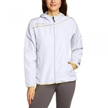 Kempa Jacke Gold Präsentationsjacke - Camiseta de Balonmano para Mujer, Color Blanco/Dorado, Talla XS