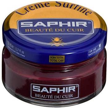 Cirage Crème Surfine Pommadier Saphir 50ml Borgoña