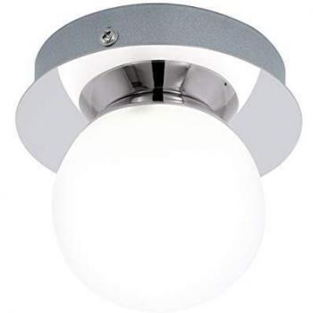 Applique y Plafón LED Mosiano 3,3 W Cromo con Luz Cálida IP44