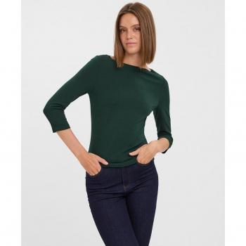 Camiseta de mujer Vero Moda de mangas tres cuartos con escote barco