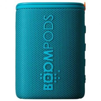 Boompods Beachboom Mono Portable Bluetooth Speaker - Blue, 5 W, Sustainable Rugged Design, Made with Ocean Bound Plastic, IPX7 Waterproof, Suitable for Beach/Outdoor/Travel/Shower/Bike