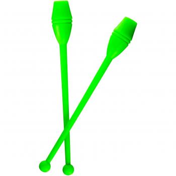 Softee 0010531 Juego mazas rítmica, Unisex, Verde, L