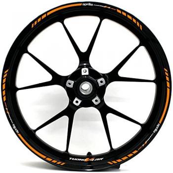 Kit de Pegatinas Compatibles con Llantas de Moto Aprilia Tuono V4RR