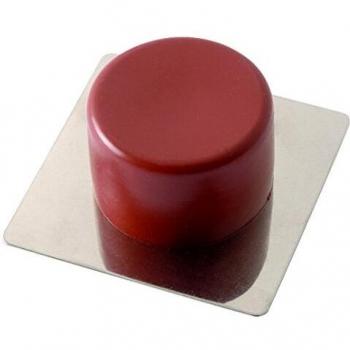 BRINOX Tope Puerta Adhesivo, Marrón, 2.1x4.5x4.5 cm