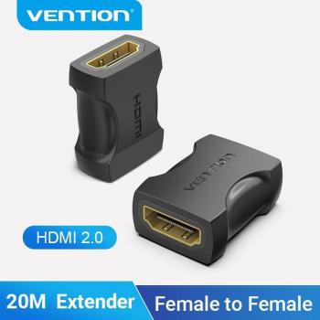 Adaptador Extensor HDMI Vention Hembra a Hembra 4K HDMI 2.0 para Monitor PS4