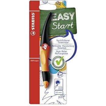 Rollerball ergonómico STABILO EASYoriginal START - Cuerpo naranja/antracita - Modelo para DIESTROS