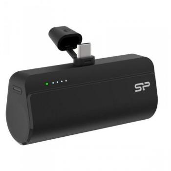 Power Bank Silicon Power QD50 5000mAh USB-C Rápido 20W Negro