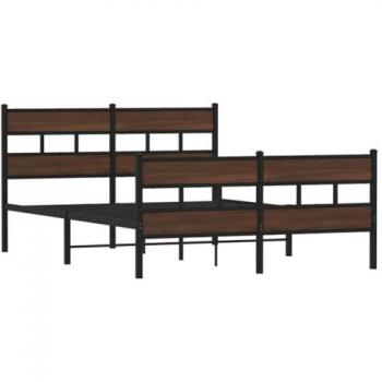 Estructura de cama Tsunbed sin colchón con cabecero y pie 137x190 cm