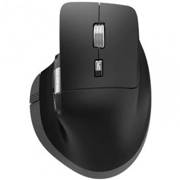 Ratón Port Designs Ultimate Inalámbrico y Bluetooth, Recargable, Óptico 4000 DPI, Ergonómico, USB-A/USB-C