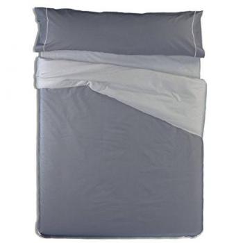 Funda Nórdica Hosteline VEGAS Gris Cama 135 - 2 Piezas