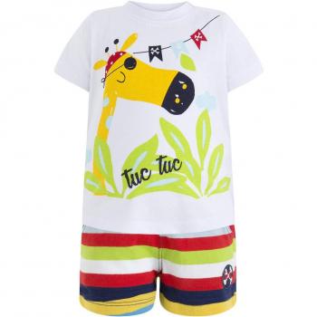 Tuc Tuc Camiseta+Bermuda Rayas Punto NIÑO Pirates, Conjunto de Ropa para Bebés,