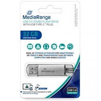MediaRange Combo USB 3.1 + Type-C 32GB Flash Drive MR936