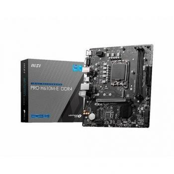 MSI PRO H610M-E DDR4 Intel LGA1700 Micro-ATX Motherboard