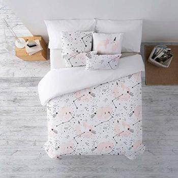 RIPSHOP - Funda nórdica de algodón - Cama de 180 x 190/200 cm - Artista ilustrador Polar Valencia| Unicornios