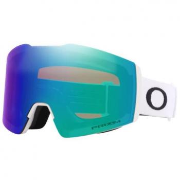 Máscara de esquí Oakley Fall Line M Matte White con lente Prizm Snow Argon Iridium, tamaño único