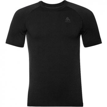 Camiseta Técnica Odlo Performance Warm Eco de Manga Corta para Hombre - Negra, Talla M