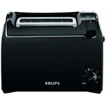 Krups ProAroma Tostadora Eléctrica, 700 W, Plástico, 2 Ranuras, Negro