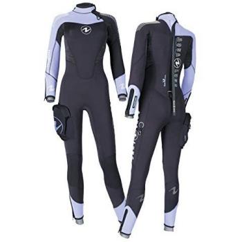Aqualung Traje Húmedo Dynaflex 5.5 Mm para Mujer Adulto en color Negro, talla XL