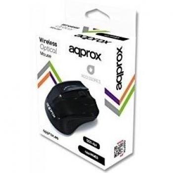 Approx AP-APPWMEGP - Ratón inalámbrico, color verde/negro