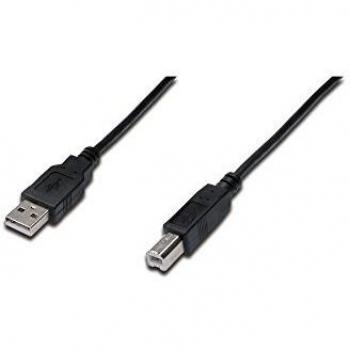 Assmann electronic 3m usb 20 cable usb 20 usb a usb b 1 piezas bolsa de plastico negro