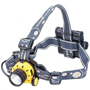 Linterna Frontal Ultra Power 500 Lúmenes Portwest PA64 - Exterior, Amarillo/Negro