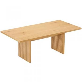 Mesa de centro rectangular de madera estilo escandinavo 120cm Alma