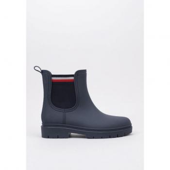 Bota de agua Tommy Hilfiger RAIN BOOT ANKLE ELASTIC mujer azul 38