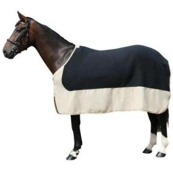 PFIFF 100982-42-145 - Manta / Sábana para caballo, color negro / beige, talla 145 cm