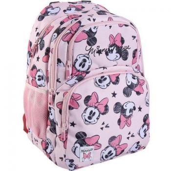 Mochila Escolar Grande Disney Minnie 44 cm Rosa Cerdá