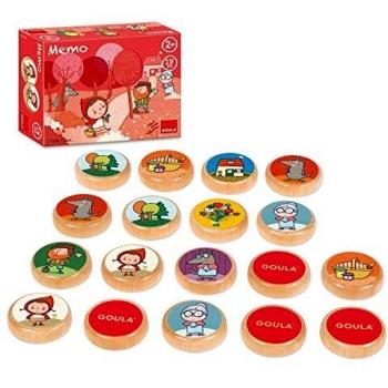 Goula- Memo Caperucita Roja - Juego educativo de memoria basado en el clásico cuento de la caperucita roja a partir de 2 años