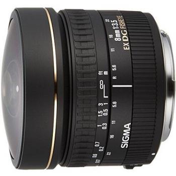 Sigma 8mm f3.5 Circular Fisheye EX DG For Canon Digital & Flim SLR Cameras