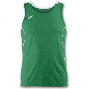Joma Camiseta Olimpia Verde-Blanco S/M - Camiseta técnica sin Manga, Unisex, Verde -