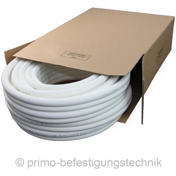 ReporShop - TUBO COBRE AISLADO 3/8 x 0,7mm 25 METROS INSTALACION FRIO AIRE UNI-POLAR - 3/8-ROLLO25M