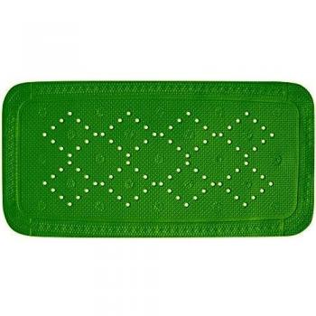 Spirella 71 x 36, Verde colección Alaska, Alfombrilla de Ducha, PVC