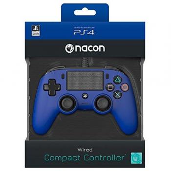 Sony PlayStation 4 Nacon Wired Compact Controller, Blue