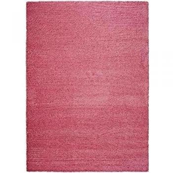 UNITRAMA - Alfombra Catay Rosa - 100x150 cm - Pelo semilargo 25 mm