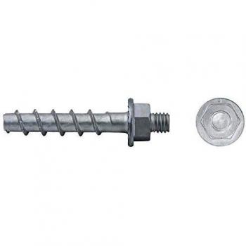 Apolo Mea 9Zg635M6Btse - Anclaje Tornillo Directo Hormigón Btsb Cabeza Espárrago M6, Pretaladro Broca Ø 6, Empotramiento 35 Mm, Recubrimiento Laminas Zn-Al, 100 Unidades