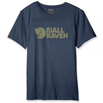 Fjällräven Men's Navy Logo T-Shirt - Size S